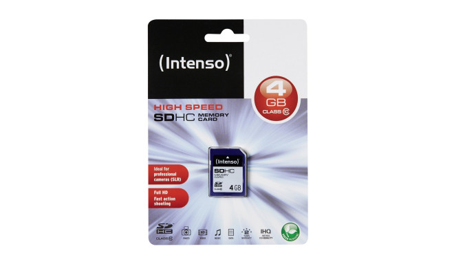 Intenso SD 4GB 12/20 Class 10
