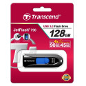 Transcend mälupulk 128GB JetFlash 790K 40/90 USB 3.0, must