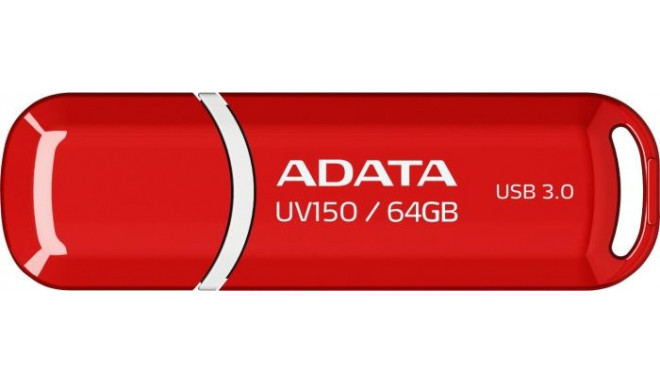 Adata flash drive 64GB DashDrive UV150 USB 3.0, red