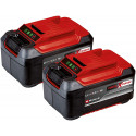 Einhell 2x 18V 5.2Ah PXC twin pack, battery (black/red, 2 pieces)