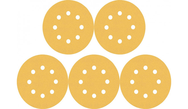 Bosch Expert C470 sanding sheet, O 125mm, K400 (5 pieces, for eccentric sanders)
