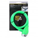 Dunlop - Keyed spiral bicycle lock (Green)