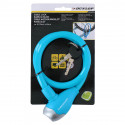 Dunlop - Keyed spiral bike lock (Blue)