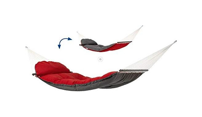 Amazonas Fat Hammock Red AZ-1960015, Camping Hammock (red / grey)