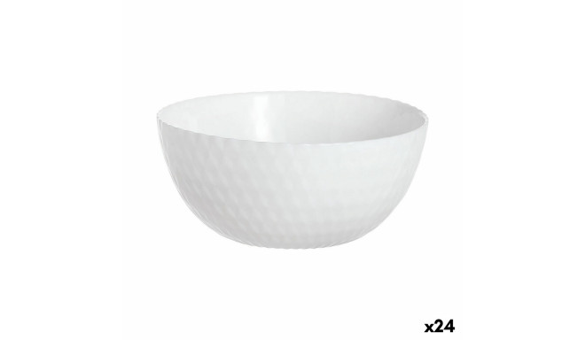 Bļoda Luminarc Pampille Blanco Balts Stikls 13 cm (24 gb.)