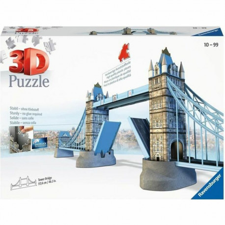 3D Puzle Ravensburger Londres Tower Bridge 216 Daudzums