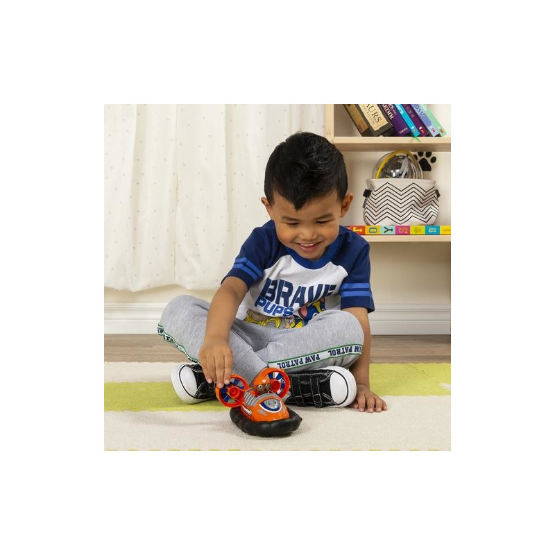 Paw Patrol, Zuma’s Hovercraft Vehicle with Collectible Figure, for Kids Aged 3 and Up, Multicolor, (6061803) main image 0