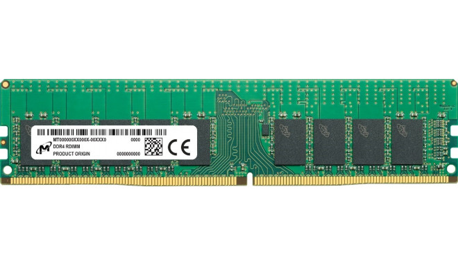 Micron RDIMM DDR4 16GB 1Rx8 3200MHz PC4-25600 MTA9ASF2G72PZ-3G2R