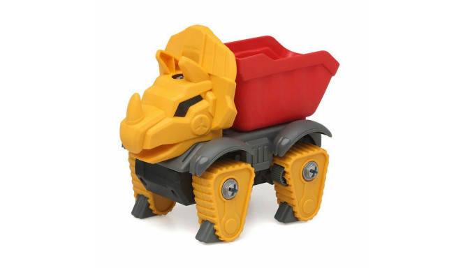 Lorry Dinosaur Yellow 26 x 21 cm