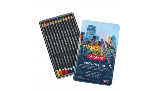 Colouring pencils DERWENT Procolour Multicolour