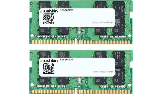 Mushkin DDR4 - 16 GB - 3200 - CL - 22 - Dual Kit, RAM (MES4S320NF8GX2, Essentials)