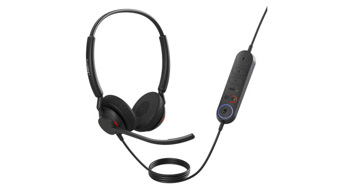 Jabra Engage 40, Headset (black, Stereo, MS, USB-C, Inline Link)