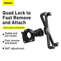 BASEUS bike / motorcycle holder for mobile Quick to take black SUQX-01