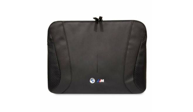 BMW Carbon&Perforated pouzdro na 14" notebook - černé