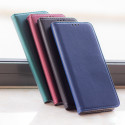 TelForceOne kaitseümbris Smart Magnetic Xiaomi Redmi Note 9s/9 Pro/9 Pro Max, tumepunane
