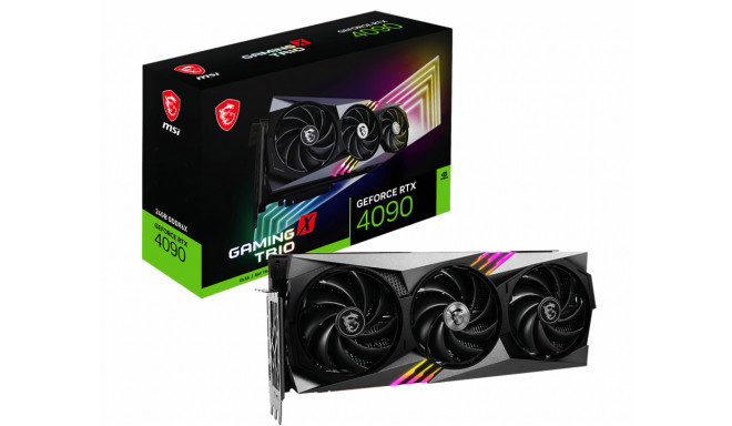 MSI graphics card GeForce RTX 4090 Gaming X TRIO 24G DLSS 3
