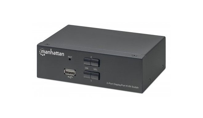 Manhattan 153546 KVM-lüliti DisplayPort/USB 2x1 4K 60Hz