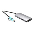 i-tec USB 3.0/USB-C/Thunderbolt 3x Display Metal Nano Dock LAN + PD 100W