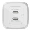 Belkin WCH011vfWH dual USB-C GaN z PPS 45 W