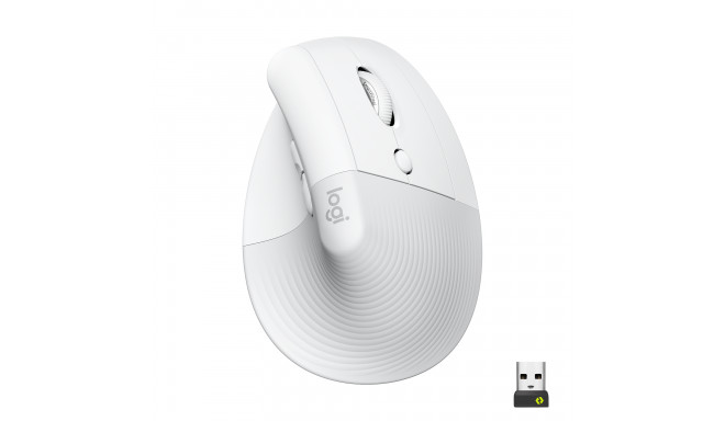 Logitech Lift Biała