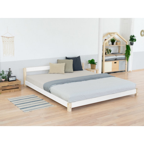 Voodi Comfy 200x200cm, naturaalne/valge