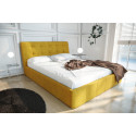Pesukastiga voodi Heaven 200x200 cm, kollane