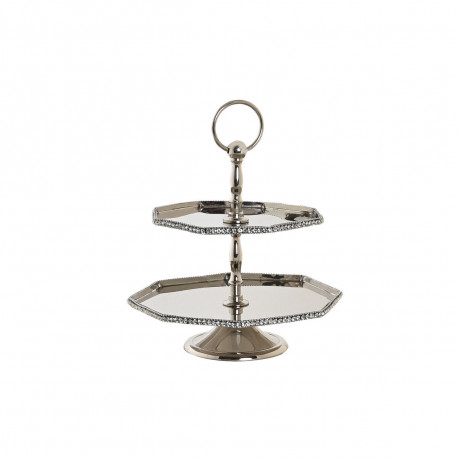 Lauakaunistus DKD Home Decor Hõbedane Akrüül Alumiinium 23 x 23 x 22 cm