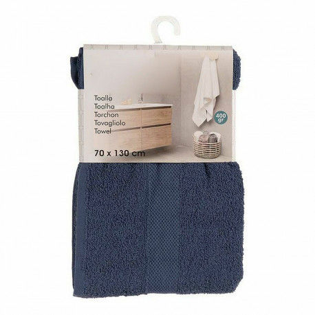 Bath towel Berilo 5313 5313 Blue 80 % cotton 20 % Polyester 70 x 0,5 x 130 cm 35 x 1 x 20 cm (3 Unit