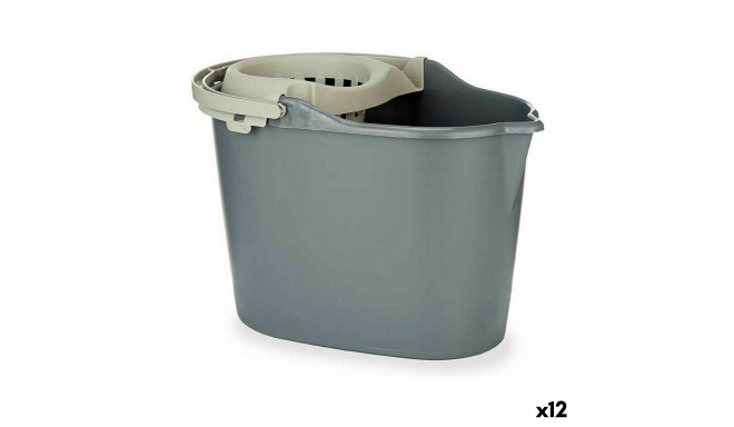 Cleaning bucket Anthracite polypropylene (15 L) (12 Units)