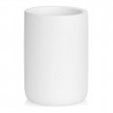 Toothbrush Holder Andrea House White Matt Polyresin (Ø 7 x 10 cm)