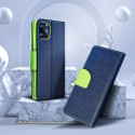 Kaitseümbris Fancy Book Xiaomi Note 9 Pro, navy/lime