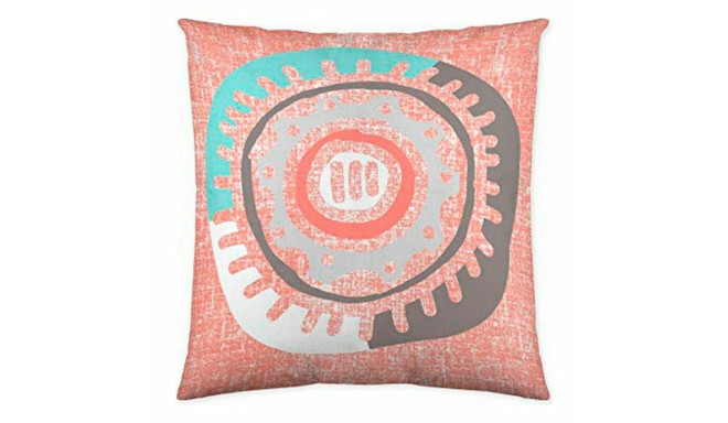 Cushion cover Costura Yamine Coral (50 x 50 cm)