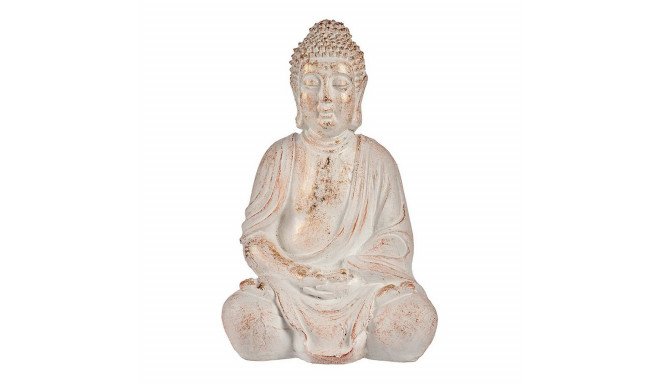 Dekoratiivne aiakuju Ibergarden CC20448 CC20448 Valge Kuldne Polüresiin 24,5 x 50 x 31,8 cm Buddha
