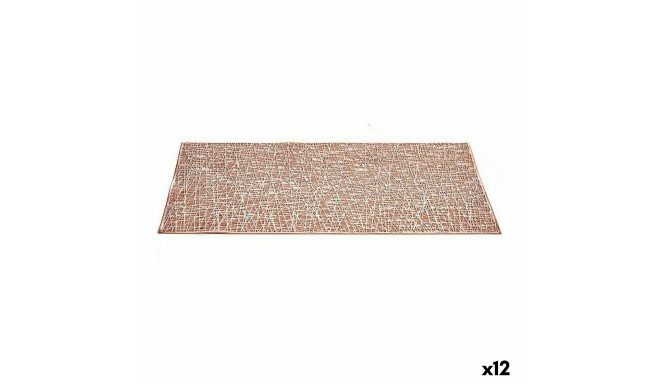 Table Mat Pink Plastic (45 x 0,01 x 30 cm) (12 Units)