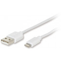 Vivanco charger Lightning 2.4A 1.2m, white (60018) (open package)