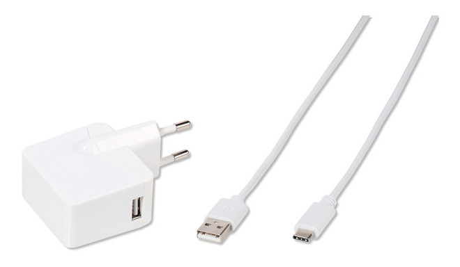 Vivanco laadija USB-C 3A 1,2m, valge (60020) (avatud pakend)