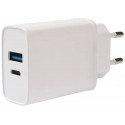 Vivanco charger USB-A/USB-C PD3 20W, white (62401) (open package)