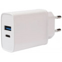 Vivanco vooluadapter USB-A/USB-C PD3 20W, valge (62401) (avatud pakend)