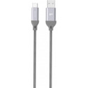Silicon Power cable USB-C 1m braided, grey (LK30AC) (open package)