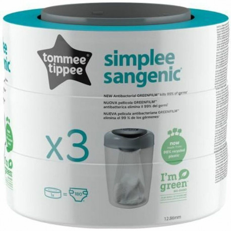 Prügikotid Tommee Tippee Sangenic Simplee 3 Ühikut