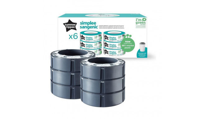 Asendus Tommee Tippee Simplee Sangenic 6 Ühikut