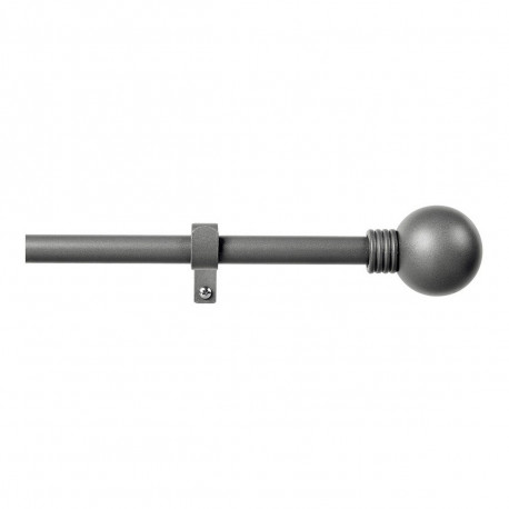 Curtain Bar Stor Planet Extendable Dark grey (110 cm)