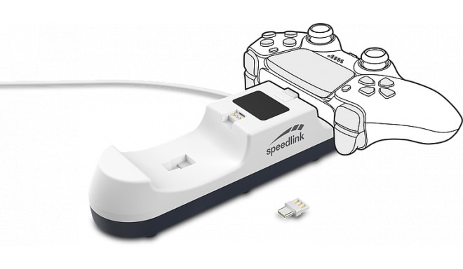 Speedlink mängupuldi laadija Jazz PS5 USB (SL460001WE) (avatud pakend)