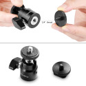 SmallRig 2059 1/4" Camera Hot shoe Mount met Extra 1/4" Schroef (2 stuks)