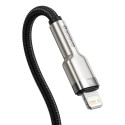 Baseus Cafule Metal Data cable USB Type C - Lightning 20 W Power Delivery 1 m black (CATLJK-A01)