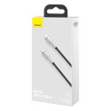 Baseus Cafule Metal Data cable USB Type C - Lightning 20 W Power Delivery 1 m black (CATLJK-A01)