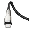 Baseus Cafule Metal Data cable USB Type C - Lightning 20 W Power Delivery 1 m black (CATLJK-A01)