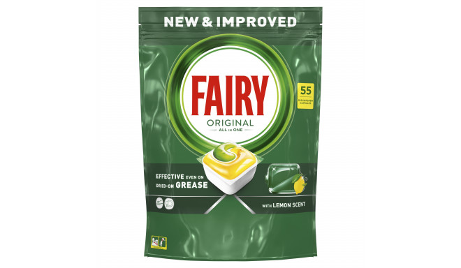 Nõudepesumasina kapslid FAIRY Ai1 Lemon 55tk