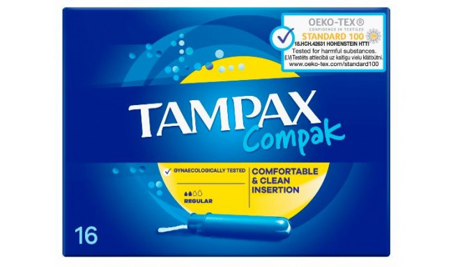 TAMPAX tampoonid Compak Regular 16tk