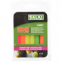 Hot melt glue sticks Salki 430108 Daudzkrāsains Dekors Fluors Ø 12 x 95 mm (12 gb.)